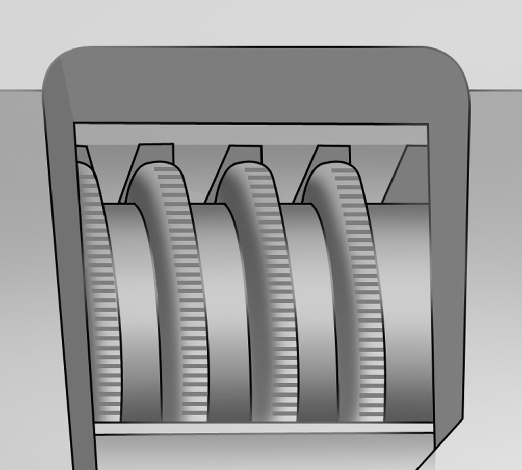 Toothed adjustable screw