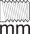 Inlet threat in mm