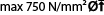 Câble 750-850 N/mm² CuSn6 Max. Diamètre (mm)